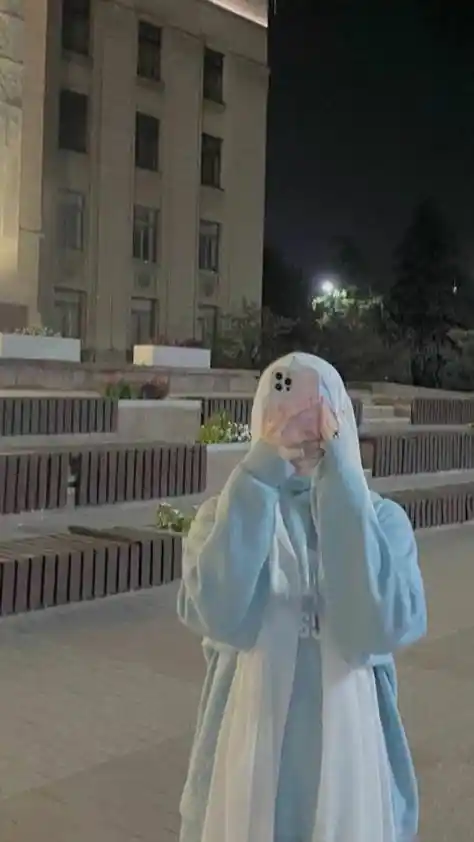 anime hijab girl pic 85