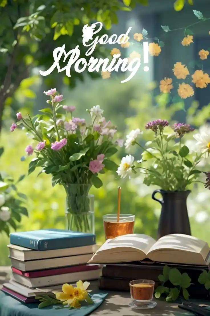 bright happy good morning images