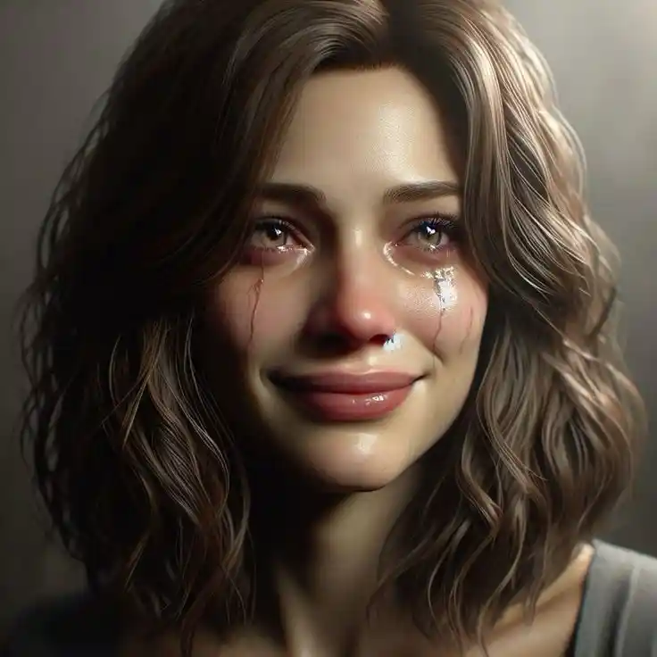 sad girl dp black dress